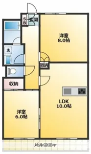 プレステージュミネギシ【4階】の間取り