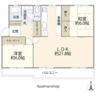高島平3の10の19号棟(0005554)【1階】の間取り