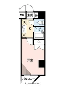 マイナビSTAYミライエ池袋3丁目(ヴェルト池袋)【10階】の間取り