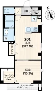 PORTOFINO本郷【2階】の間取り
