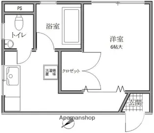 ニュー松が谷マンション【3階】の間取り