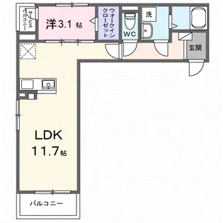 メゾン リッシュ【2階】の間取り