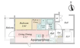 LIVECASA西台【5階】の間取り