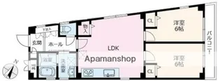 千早ビル【4階】の間取り