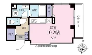 ハピネス ミノリ【5階】の間取り