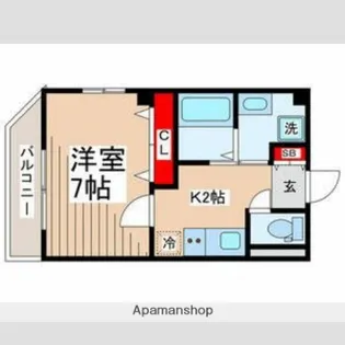 ポンピエール板橋本町【1階】の間取り