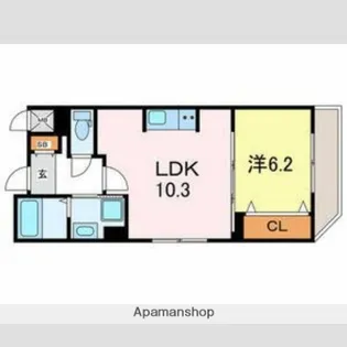 ポンピエール板橋本町【2階】の間取り