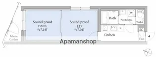ASTILE STUDIO王子【4階】の間取り