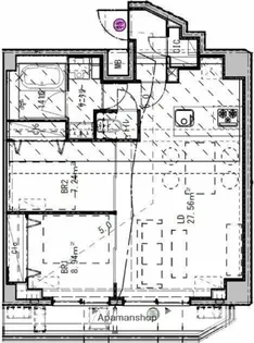 GENOVIA北千住【7階】の間取り