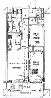 ルピナス赤羽駅前カーディナルタワー【2階】の間取り