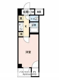 マイナビSTAYミライエモダン王子【4階】の間取り
