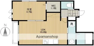 クレール【1階】の間取り
