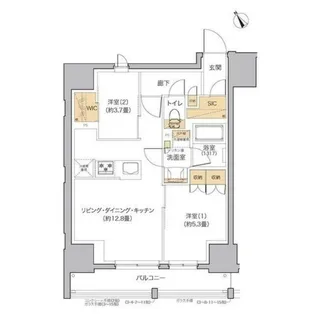 リビオメゾン田端【2階】の間取り