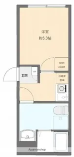 フラシア板橋本町【1階】の間取り