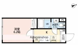 エーテラス赤羽【1階】の間取り