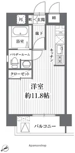 HF浅草橋レジデンス【10階】の間取り