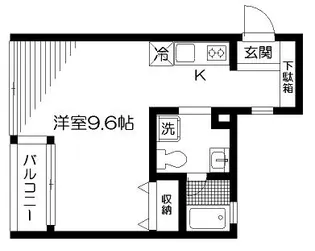 ガーデンコートI【2階】の間取り