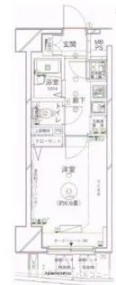 ヴェルト湯島【10階】の間取り