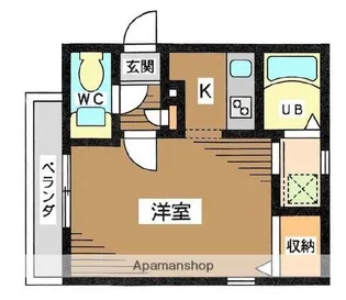シャルム日本堤【2階】の間取り