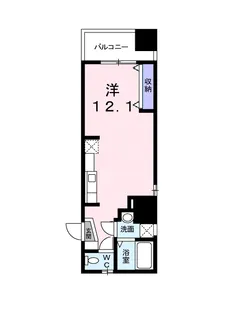 メゾン・日本橋浜町【403号室】の間取り