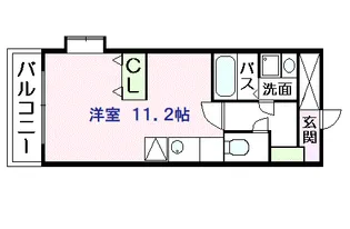 ピサンリ【6階】の間取り