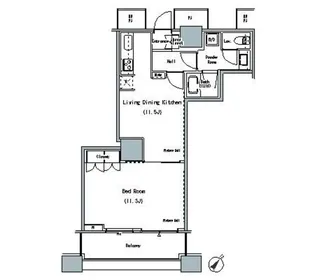 THE TOKYO TOWERS MIDTOWER【27階】の間取り