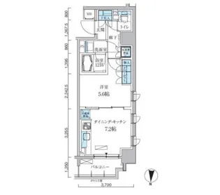 パークアクシス両国馬車通り【4階】の間取り