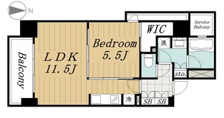 パークアクシス両国【2階】の間取り