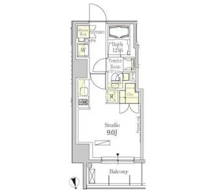 パークアクシス秋葉原EAST【6階】の間取り