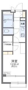 レオパレスボニータドイス【2階】の間取り