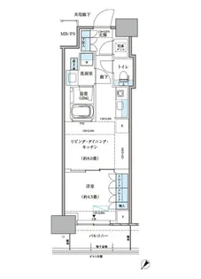 パークアクシス豊洲キャナル【11階】の間取り