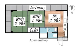 品川ハイツ【301号室】の間取り