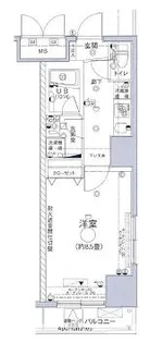 グランフォース上野入谷【9階】の間取り