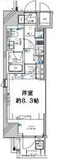 ディアレイシャス上野浅草【3階】の間取り
