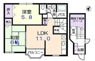 アヴニール・K【2階】の間取り