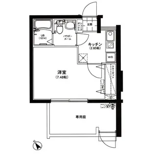 サウンドおしあげ【1階】の間取り