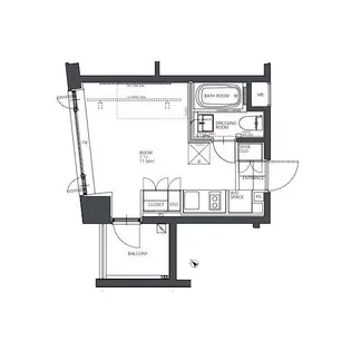 BPRレジデンス人形町【5階】の間取り