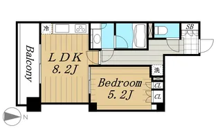 コンフォリア両国サウス【0607号室】の間取り