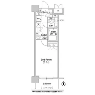 コンフォリア両国サウス【7階】の間取り