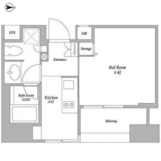 BPRレジデンス蔵前【5階】の間取り