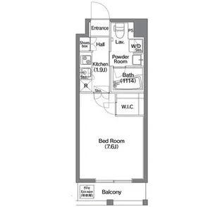 コンフォリア錦糸町DEUX【6階】の間取り