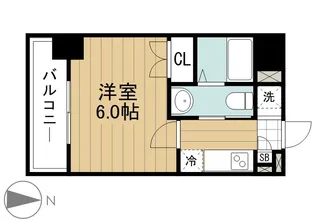 プレールドゥーク両国【5階】の間取り