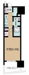 パレステージ上野【2階】の間取り