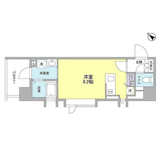 リバーレ月島【5階】の間取り