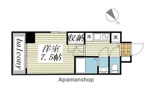 メゾン・ド・ヴィレ勝どき【11階】の間取り