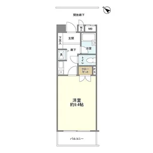 ライフコア押上【4階】の間取り