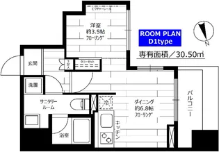 ステージグランデ蔵前【2階】の間取り