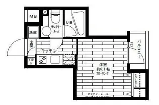 グランドコンシェルジュ錦糸町アジールコート【8階】の間取り