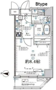 ディアレイシャス日暮里EAST【5階】の間取り