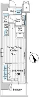 プレノ清澄庭園【5階】の間取り